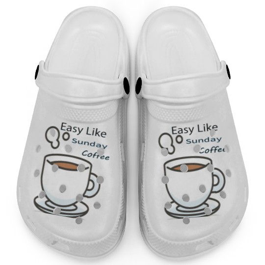 Easy Like Sunday Coffee Clogs