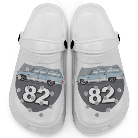 82 Light Blue Clogs