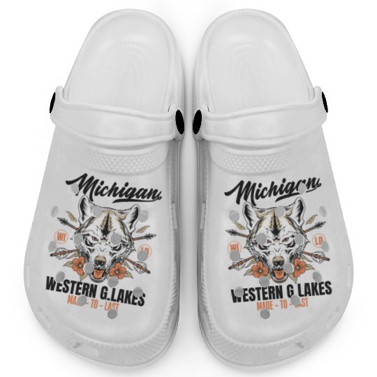 Western great lakes Michigan home of the wolf Clogs