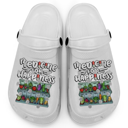 Medicine For Happiness Vegetable Dose Daily Clogs