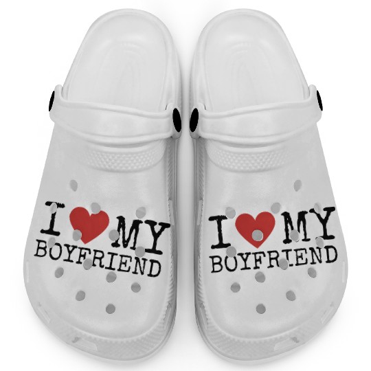 I Love My Boyfriend Clogs