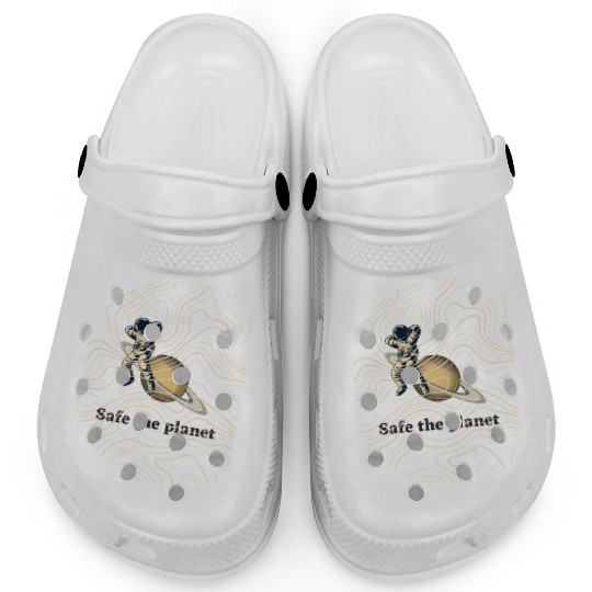 Safe the planet Clogs