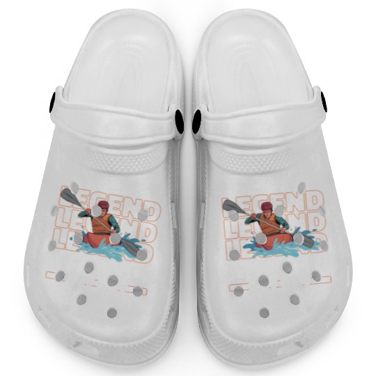 Canoe Canoeing Canoeist Retired Clogs