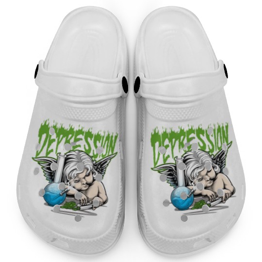 Depression Angel Clogs