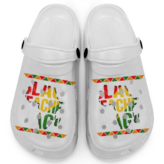 Black Teacher Magic Clogs Melanin Pride Black