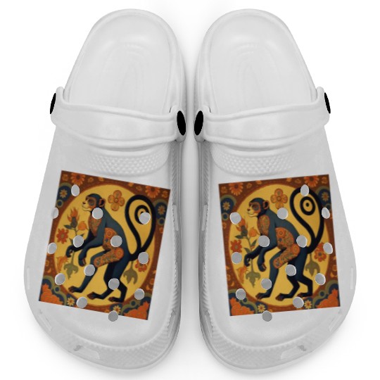 Cute Spider Monkey Animal Lovers Spider Monkey Clogs