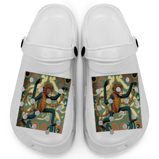 Cute Spider Monkey Animal Lovers Spider Monkey Clogs