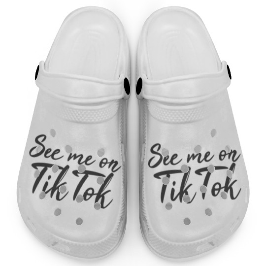 See me on TikTok Clogs