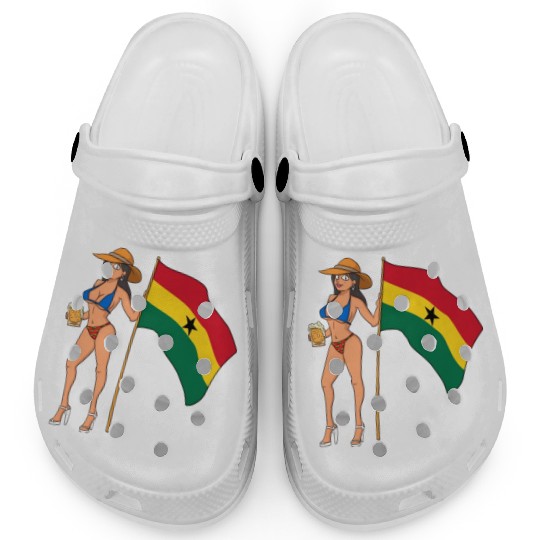 Hot Fan Girl Ghana Clogs