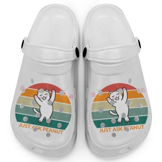 Peanut's Proud Cat Dad: The Best Dad Ever Clogs