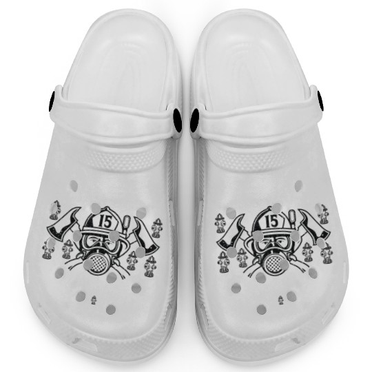 Death Smiles At Everyone Firefighters Smile Back Clogs
