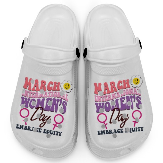 International Women's Day 2023 Theme Embrace Equit Clogs