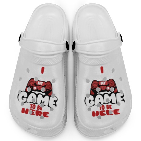 I Paused My Game To Be Here Mens Kids Boys Clogs