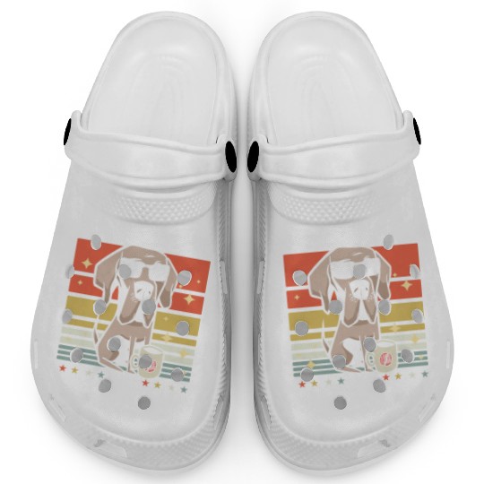 Great Dane Dog Coffee Sunglasses Clogs