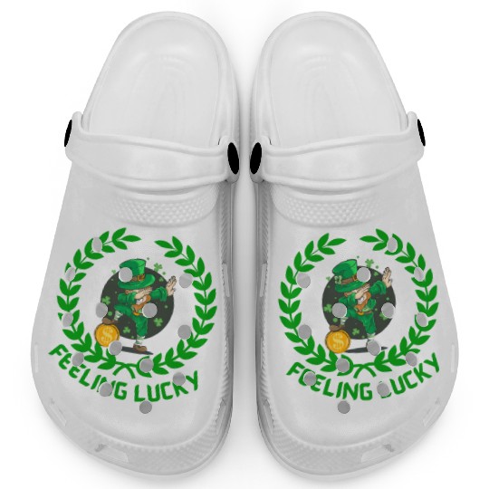 St Patricks day special feeling lucky Clogs