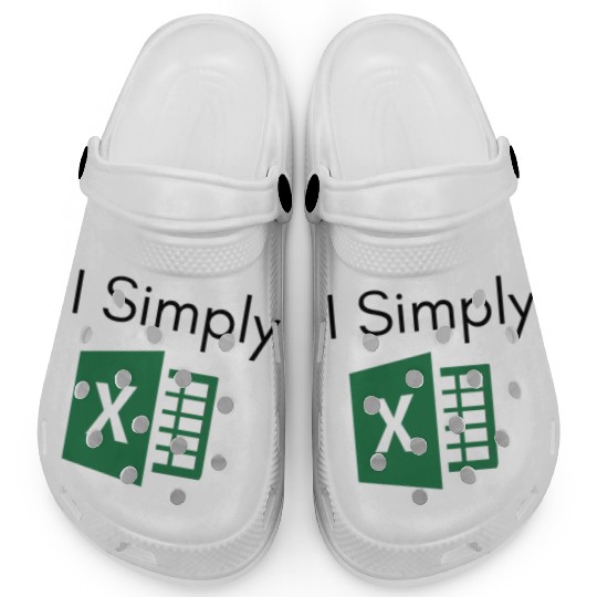 I Simply Excel Funny Accountant Spreadsheets Clogs