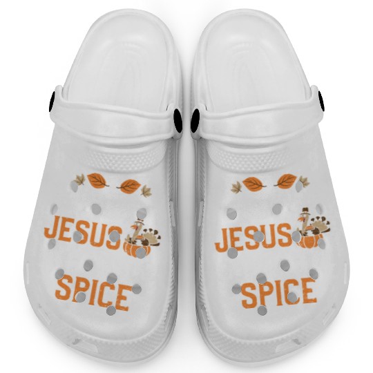 I Run On Jesus And Pumpkin Spice Clogs