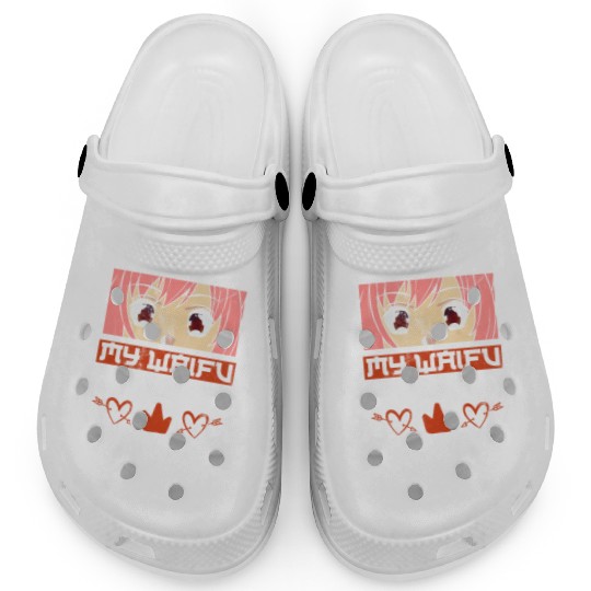 My Waifu is my Valentine Anime Clogs