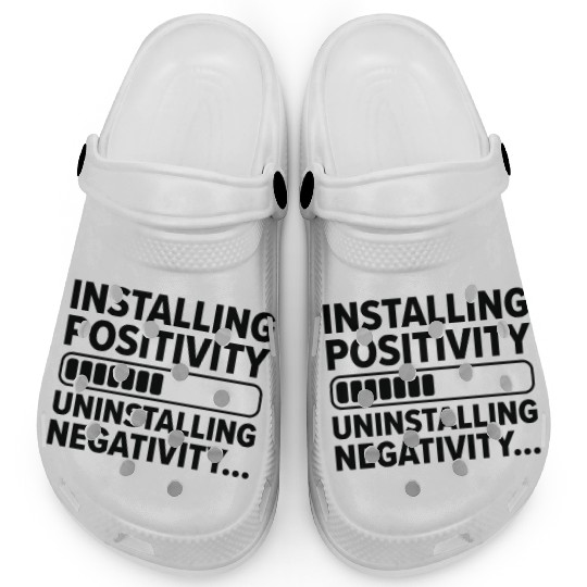Installing Optimistic People Happiness Positive Clogs
