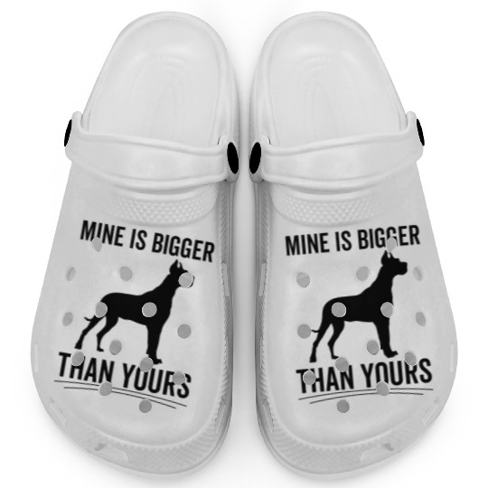 Mine Is Bigger Than Yours Great Dane Clogs