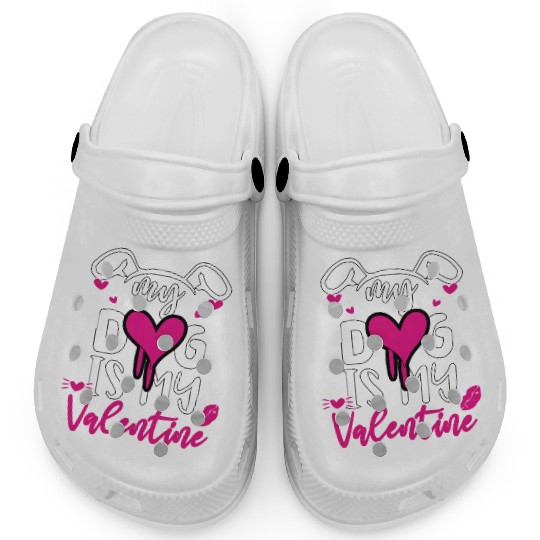 My dog is my valentine Clogs