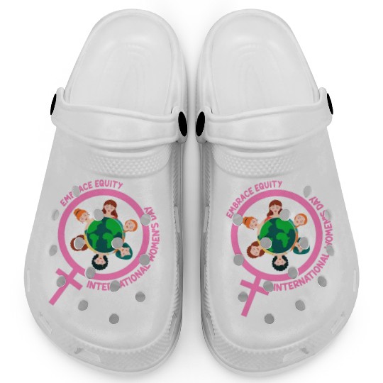 Happy International Women's Day Embrace Equity Clogs