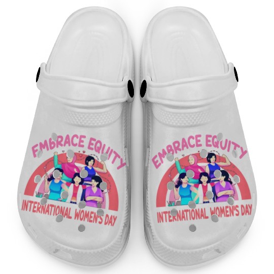 International Women's Day Embrace Equity Clogs