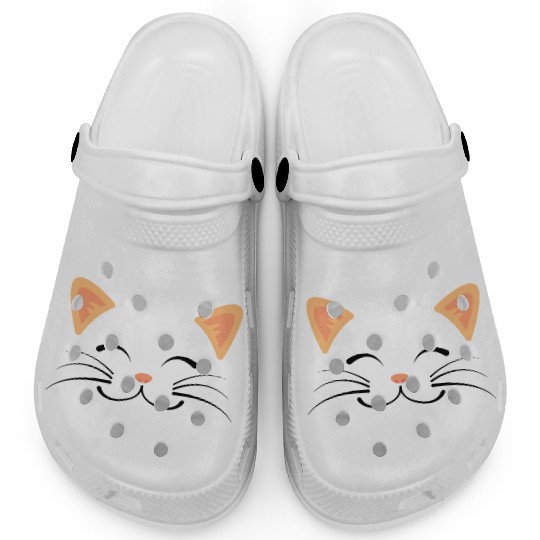 Floating Cat Face Clogs