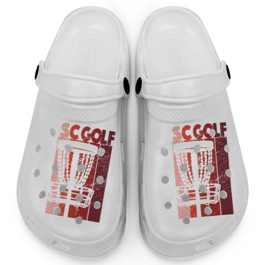 Disc Golf Adventure Retro Frisbee Golf Clogs
