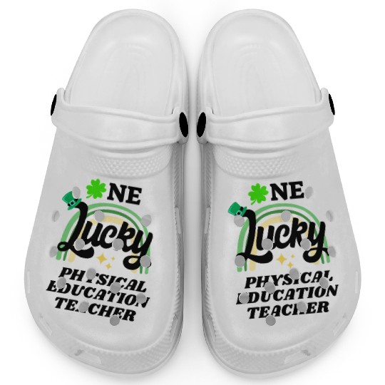 Physical education teacher, St Patrick's Day Gift Clogs
