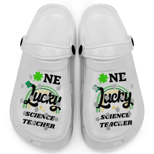 Science Teacher, St Patrick's Day Gift Clogs