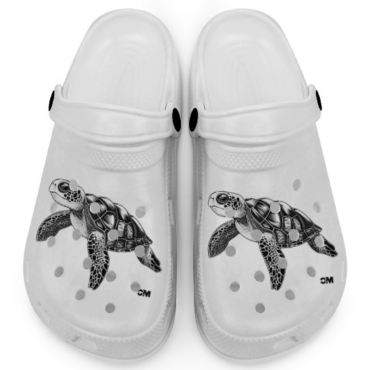 Cosmic Mirror Turtle Clogs
