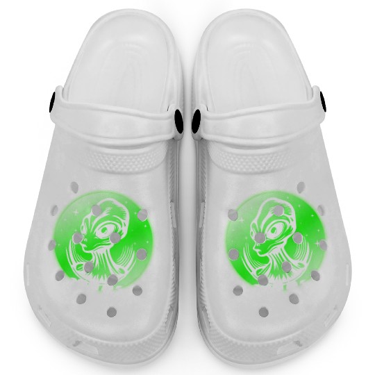 Alien, Aliens, UFO, UAP, Space Unknown Flight Clogs