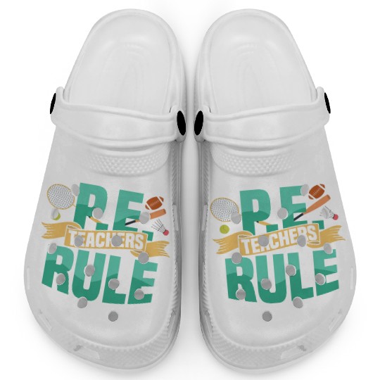 P.E. Teachers Rule Physical Education School Clogs