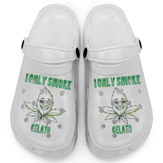 I ONLY SMOKE GELATO Clogs