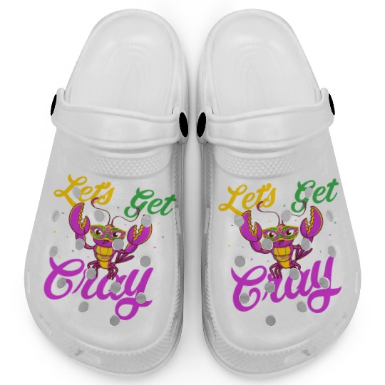 Let's Get Cray Mardi Gras Parade Clogs