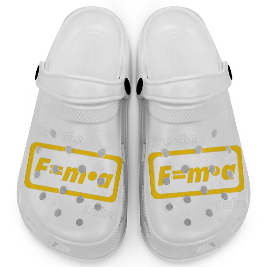 Star Wars, physics, use the force, science, funny Clogs