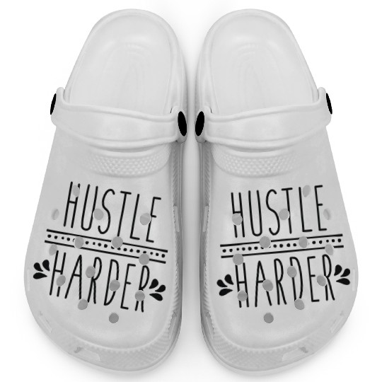 Hustle Harder Gym Fitness Workout Clogs