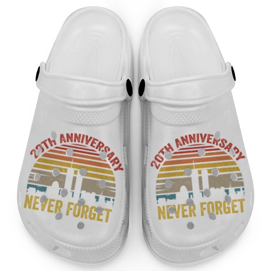Never Forget 9 11 20th Anniversary Clogs