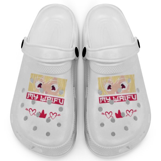 My Waifu is my Valentine Anime Clogs