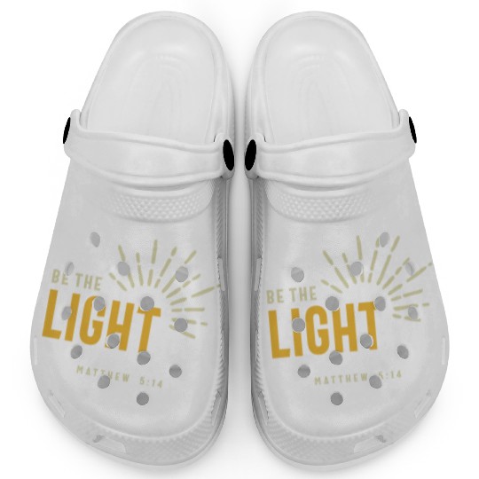 Christian Be The Light Matthew 5:14 Inspirational Clogs