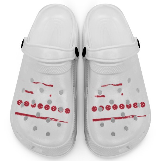 Pickleball Daddy American Flag Players Apparel Men Clogs