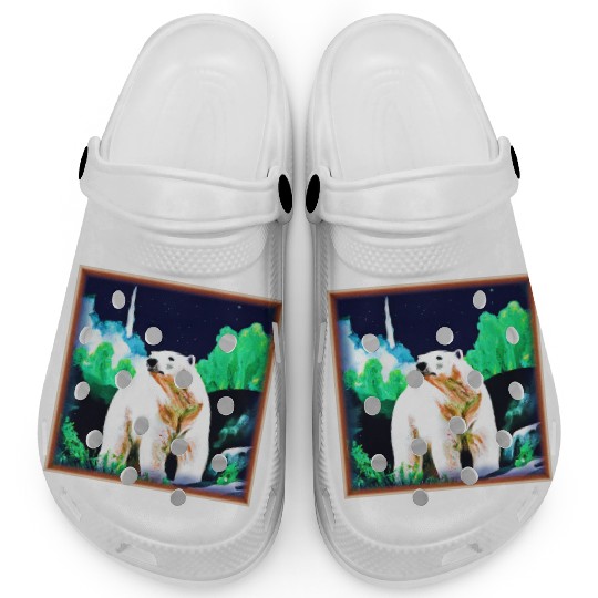 Polar Bear in The Wild. Buy Now Clogs