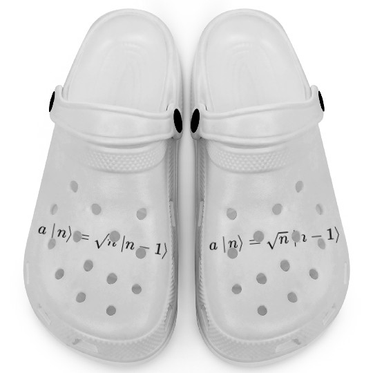 annihilation operator, quantum physics Clogs