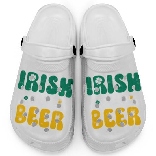 Irish you were Beer St Patrick's Day Clogs
