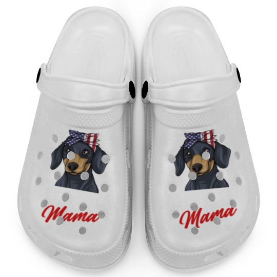 Dachshund Gift Dixie Wiener Doxie Dackel Clogs