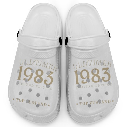 40th Birthday Vintage 1983 Clogs