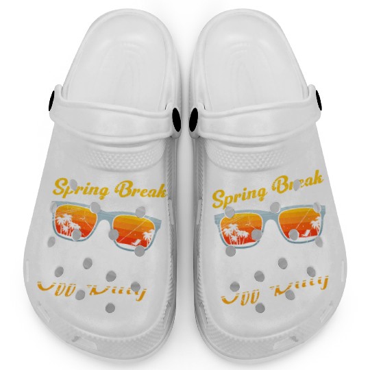 Spring break teacher off duty vacation teacher Clogs