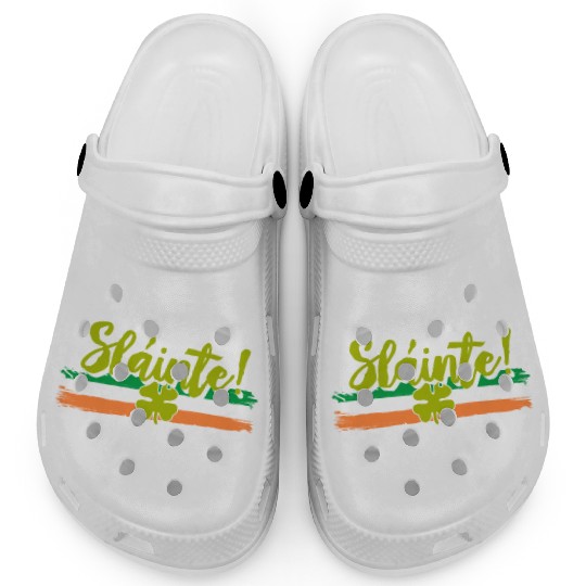 Sláinte toast Ireland St. Patrick's Day Clogs