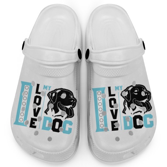 I love my dog Clogs